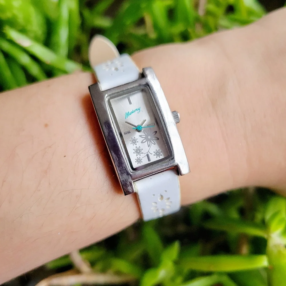 Vintage Manlaray Floral Watch